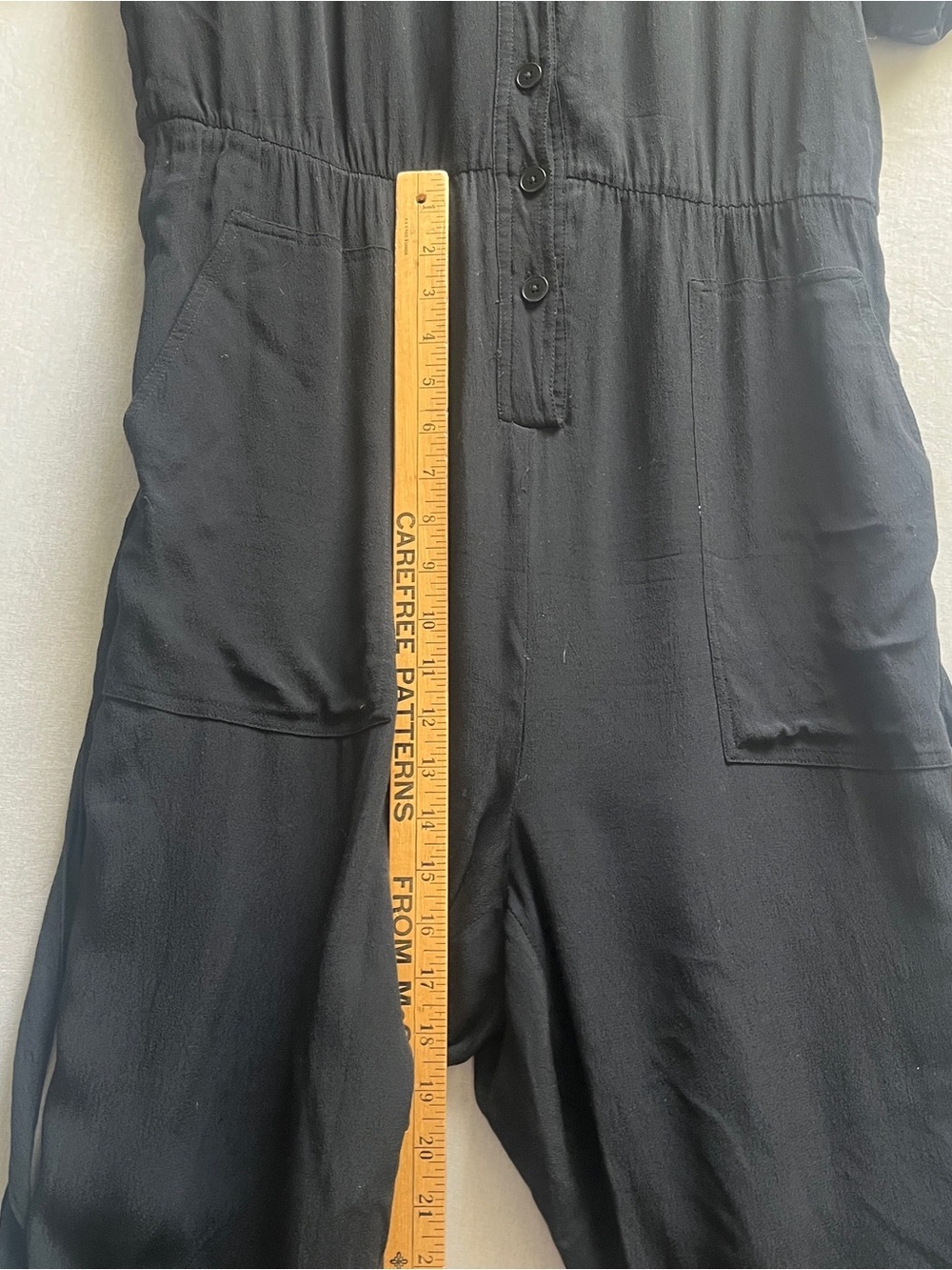 Frank And Oak Commuter Button Front Short Sleeve Shirt Jumpsuit Large - Picture 11 of 16